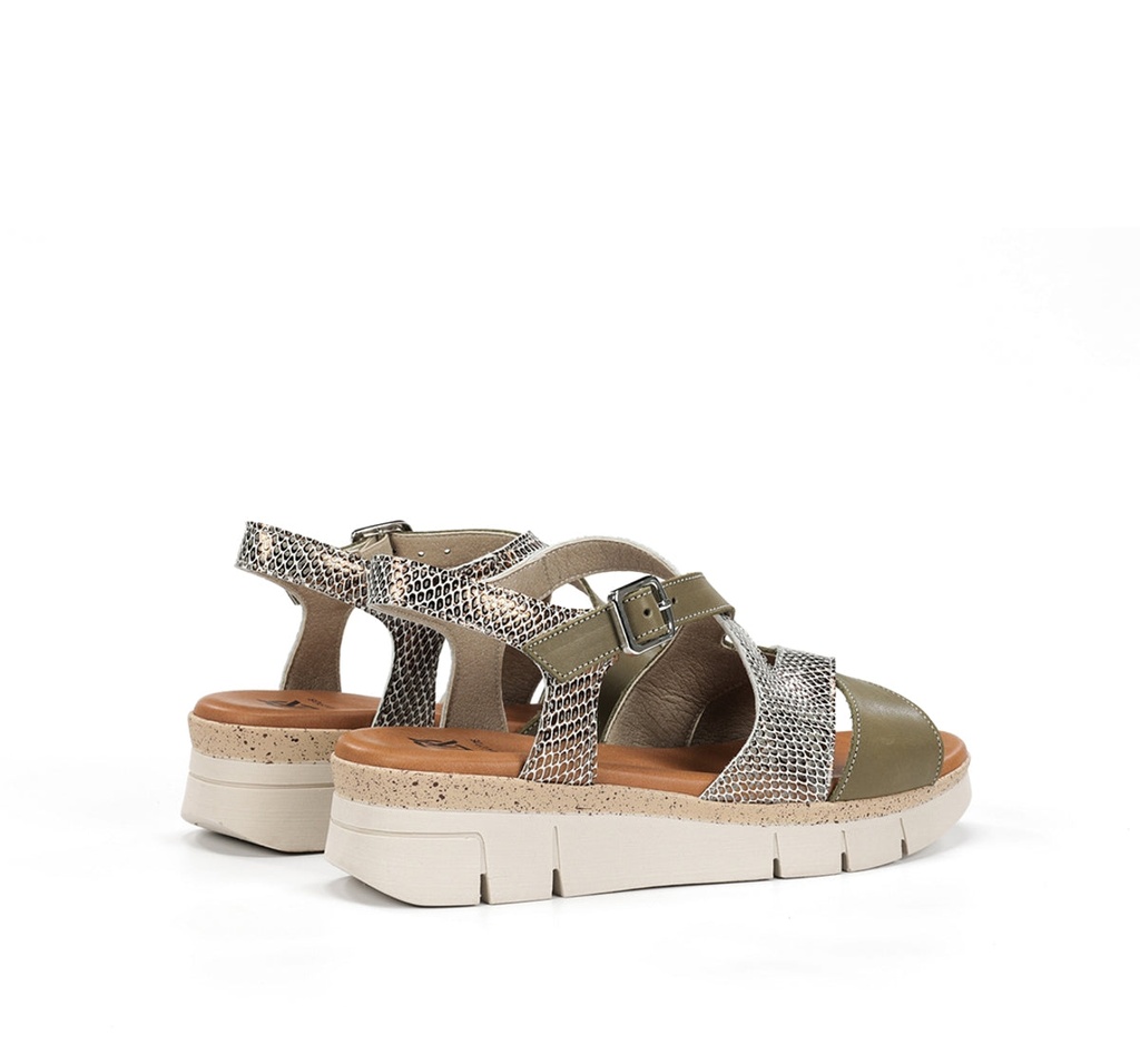 KLAU D9485 Sandalia Verde (2)
