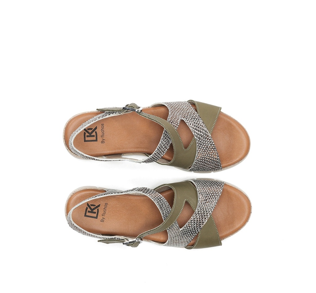 KLAU D9485 Sandalia Verde (4)