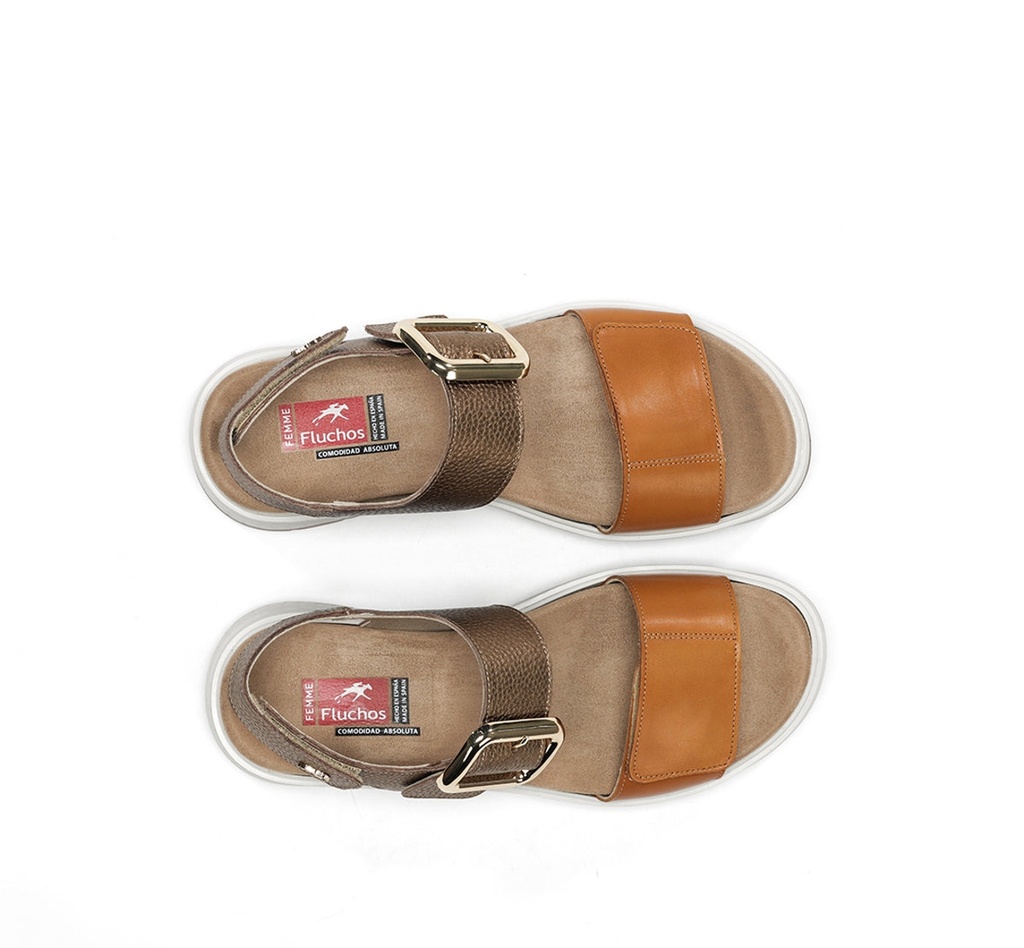 STREET F2166 Sandalia MarrÃ³n (4)