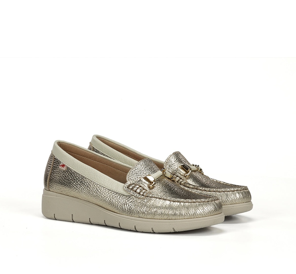 FLUVIA F2421 MocasÃ­n Dorado (1)