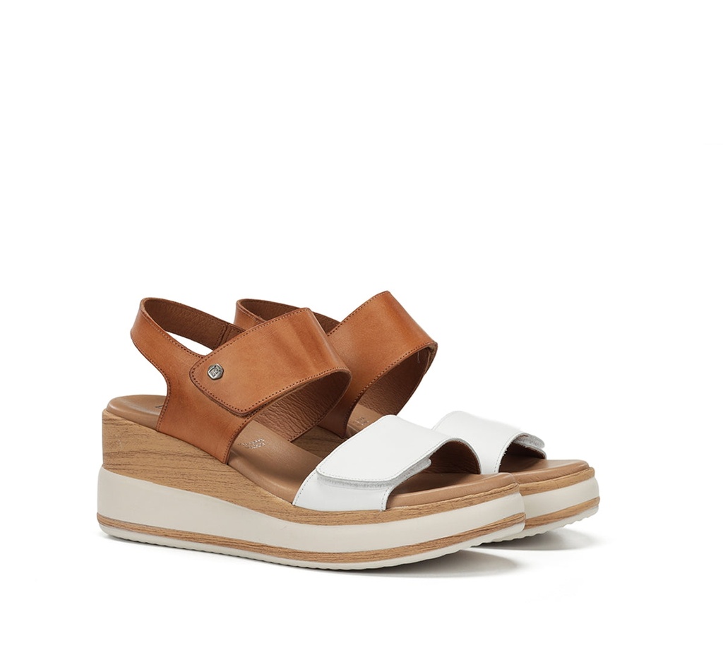PRINCE D9643 Sandalia Blanca (1)