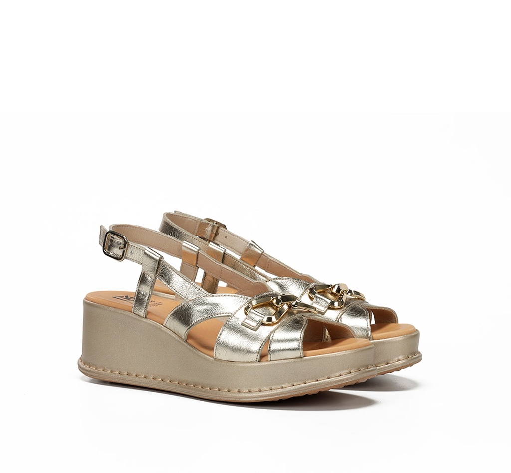 WINDY D9651 Sandalia Dorada (1)