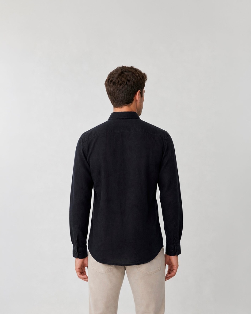 Camisa casual de lino (2)
