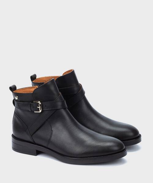 PUERTOLLANO - Botin plano con hebilla para mujer (1)