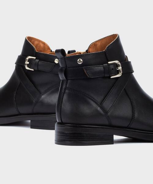 PUERTOLLANO - Botin plano con hebilla para mujer (2)