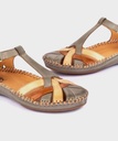 P. VALLARTA - Zapato semiabierto con cierre adherente para mujer (2)