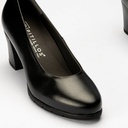 Zapato de Salón Mujer Tacón Alto con Tapas Negro (6)