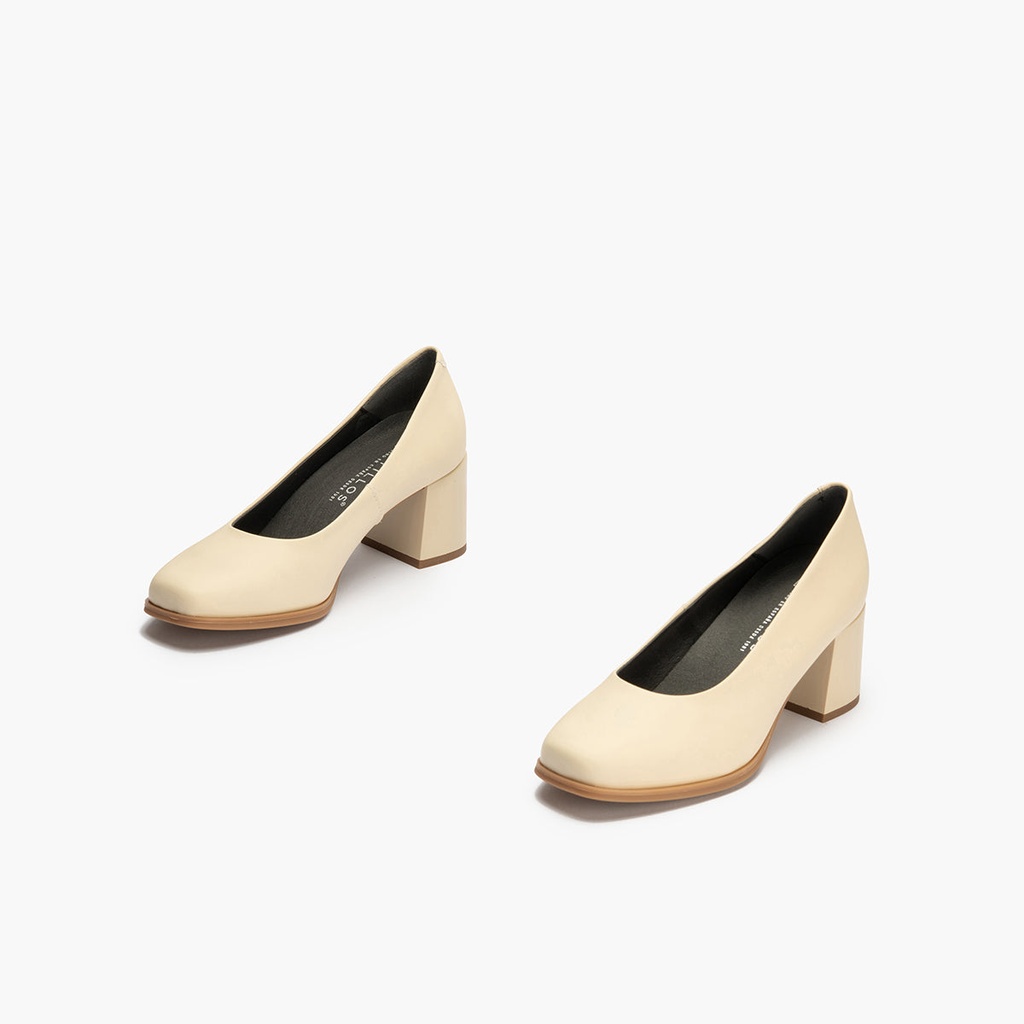 Zapato de Salón Mujer Tacón Alto Beige (1)