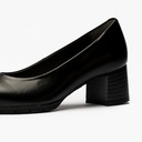 Zapato de Salón Mujer Tacón Alto Negro (3)