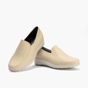 Mocasín Mujer Cuña Baja Beige (1)