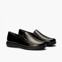 Mocasín Mujer Cuña Baja Negro (2)