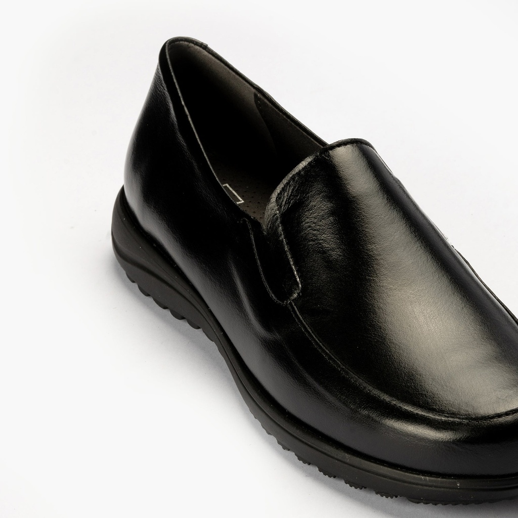 Mocasín Mujer Cuña Baja Negro (3)