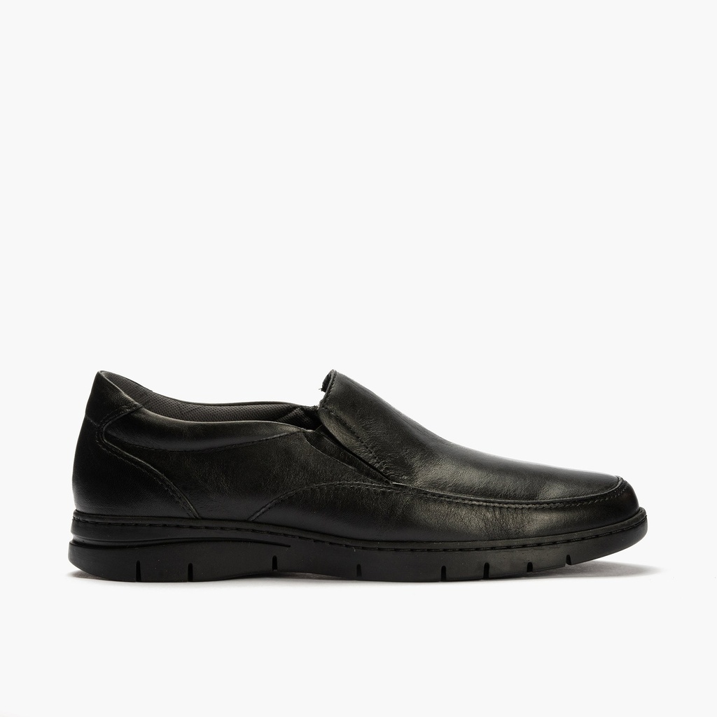 Mocasín Hombre Piel Negro (2)
