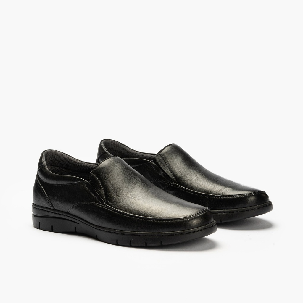 Mocasín Hombre Piel Negro (3)