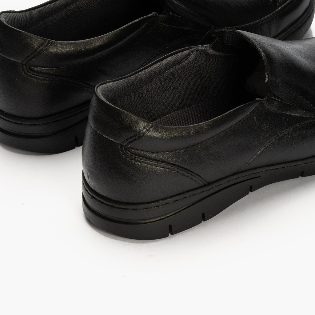 Mocasín Hombre Piel Negro (5)