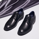 Zapato Blucher Tacón Hombre Negro (1)