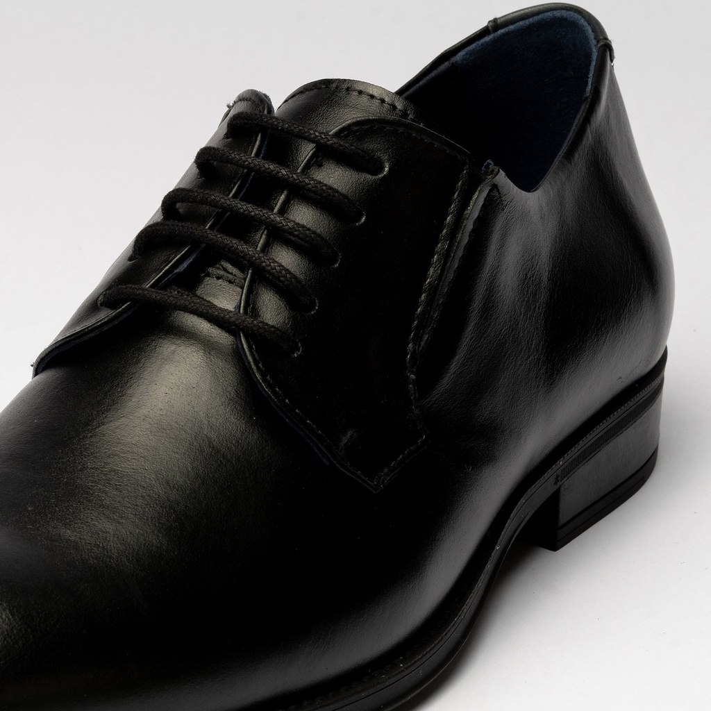 Zapato Blucher Tacón Hombre Negro (7)