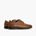 Zapato Blucher con Cordones Hombre Marrón Claro (4)