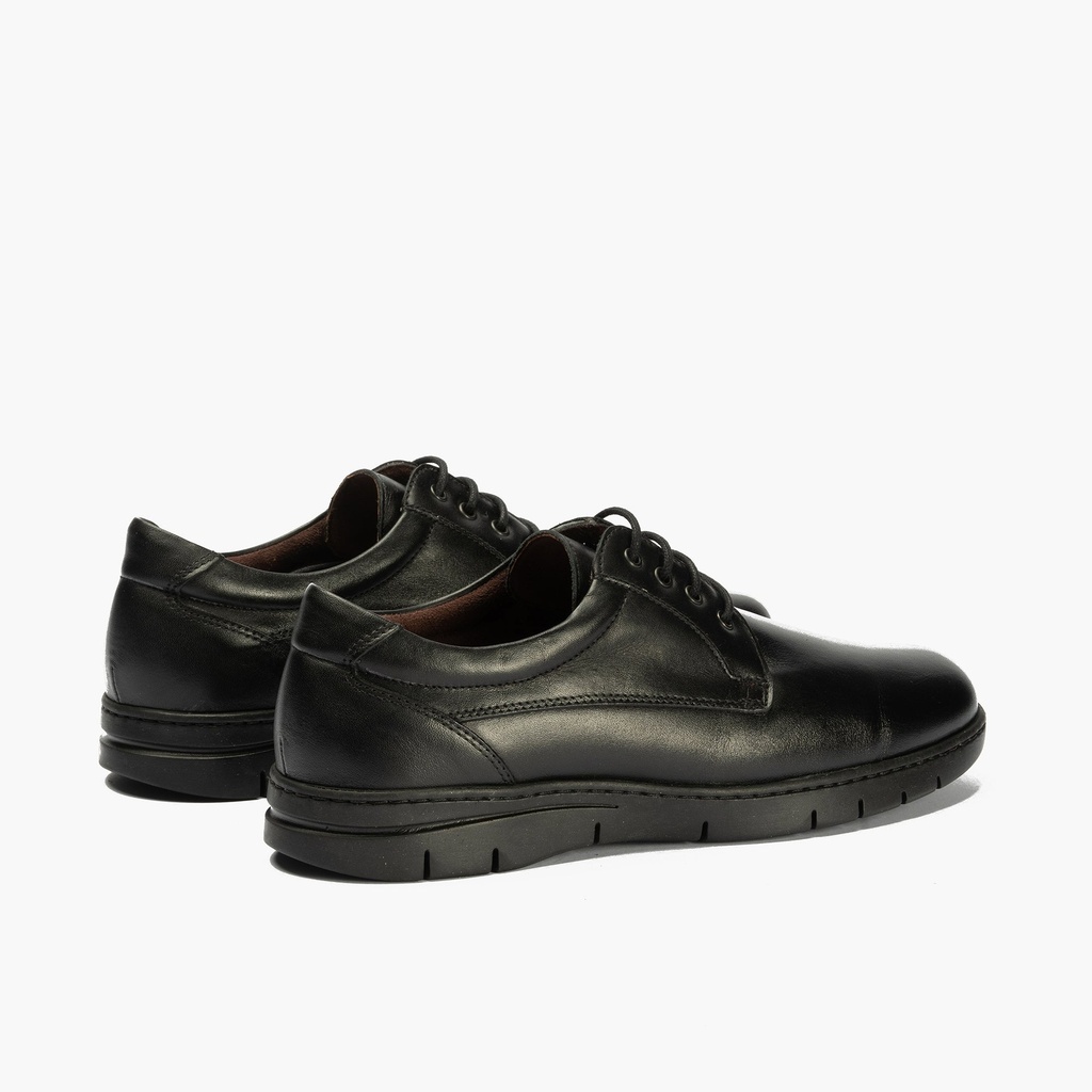 Zapato Blucher con Cordones Hombre Negro (4)