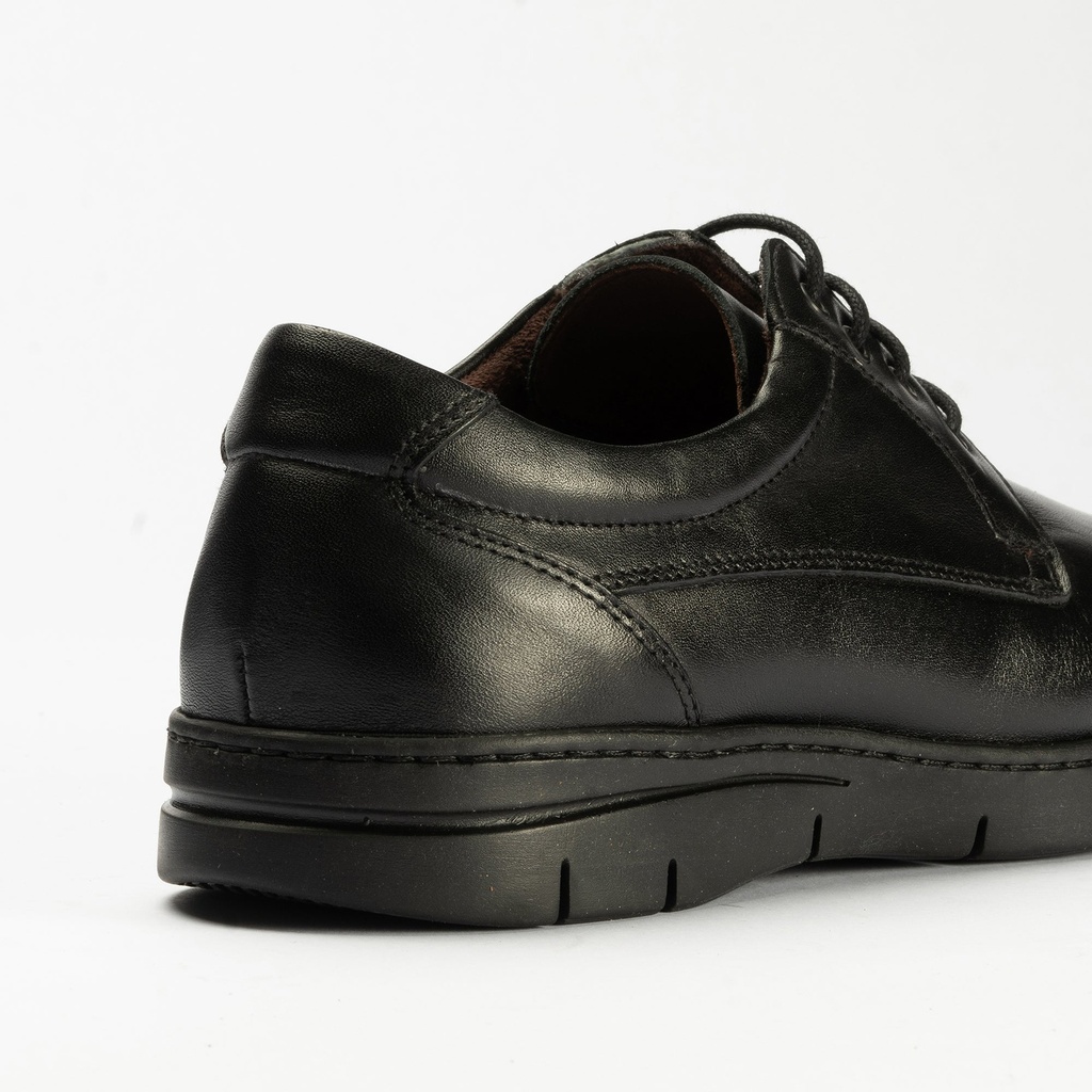 Zapato Blucher con Cordones Hombre Negro (5)
