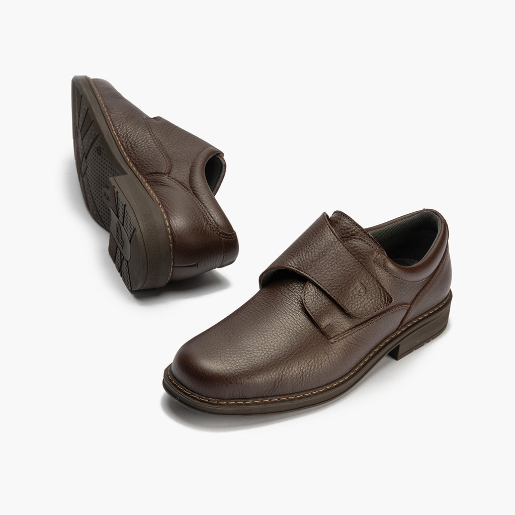 Zapato Blucher Hombre con Velcro Brandy (1)