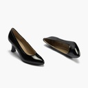 Zapato de Salón Mujer Stiletto Negro de Tacón Alto en Piel Charol (1)