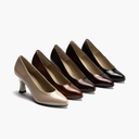 Zapato de Salón Mujer Stiletto Negro de Tacón Alto en Piel Charol (5)