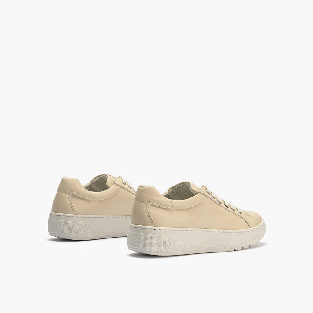 Basket mujer en piel napa CREMA (2)