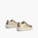 Basket con picados mujer en piel laminado ORO (2)