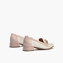 Mocasin con adorno metal mujer en piel charol ROSA (3)