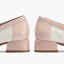 Mocasin con adorno metal mujer en piel charol ROSA (4)