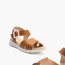 Sandalia deportiva con cruzados y pulsera Cuero (4)