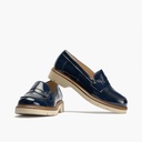 Mocasin mujer en piel charol MARINO (1)