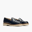 Mocasin mujer en piel charol MARINO (3)