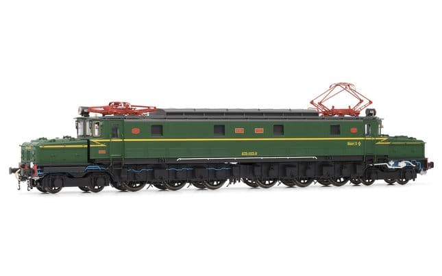 RENFE, locomotora electrica 278.007, decoración verde, ép. V (1)
