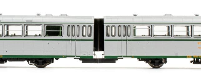 RENFE, set de 2 unidades, automotor diésel “Ferrobus” serie 591.300, decoración original, con matrícula UIC, ép. IV, con decoder de sonido (1)