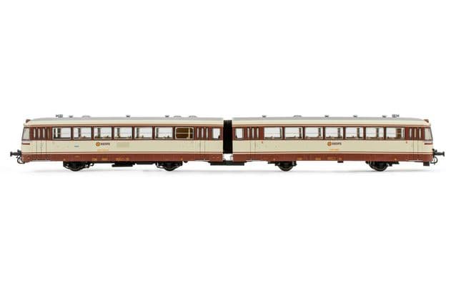 RENFE, set de 2 unidades, automotor diésel "Ferrobus" serie 591.500, decoración “Estrella”, ép. IV, con decoder de sonido (1)