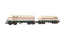 RENFE, set de 2 vagones cisterna de 4 ejes Zags, decoración "IVEXA", ép. V-VI (1)