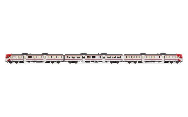 RENFE, set de 3 unidades, automotor diesel 592 “Cercanías”, ép. V-VI, con decoder digital (1)