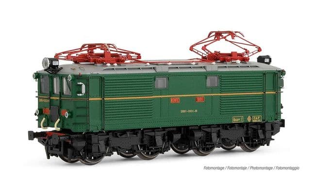 RENFE, locomotora eléctrica clase 281 001-8, con matrícula UIC y quitanieves, ép. IV, con decoder de sonido (2)