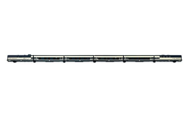 Electrotren (H0 1:87) RENFE, Trenhotel Talgo, set de 6 coches, decoración azul/beige, ép. IV (1)