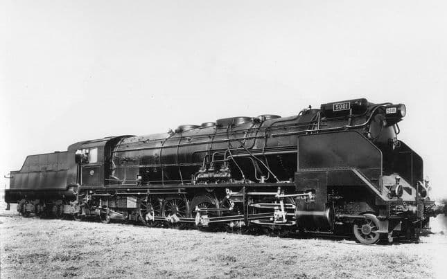 RENFE, locomotora de vapor 5001 «Santa-Fé», con lámparas antiguas y tender de carbón con sistema de humo y decoder BLE (1)