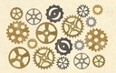 Steampunk Dientes Paquete Reloj (1)