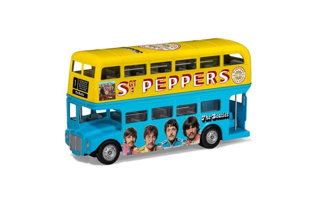 The Beatles - Set of 5 Album Cover London Bus models (3)