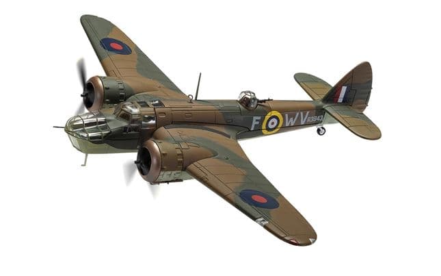Bristol Blenheim Mk.IV R3843 F for Freddie , RAF No.18 Squadron. Operation Leg , Douglas Bader, 19th August, 1941 (1)