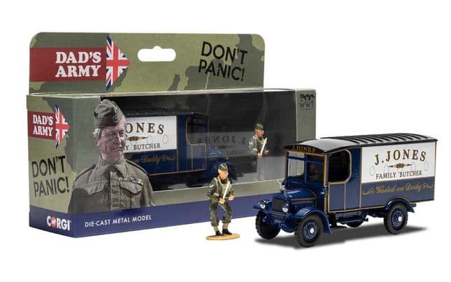 Dad‚Äôs Army J. Jones Thornycroft Van & Mr Jones Figurine (2)