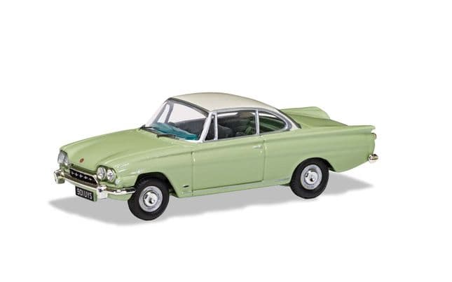 Ford Consul Capri 335 (109E) - Lime Green & Ermine White (1)