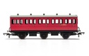 BR, 6 Wheel Coach, 3rd Class, Fitted Lights, E31070 - Era 4 (1)