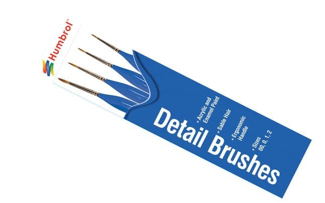 Detail Brush Pack - (Sizes: 00/0/1/2) (1)