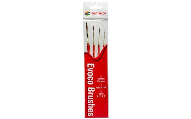 Evoco Brush Pack - (Sizes: 0/2/4/6) (1)